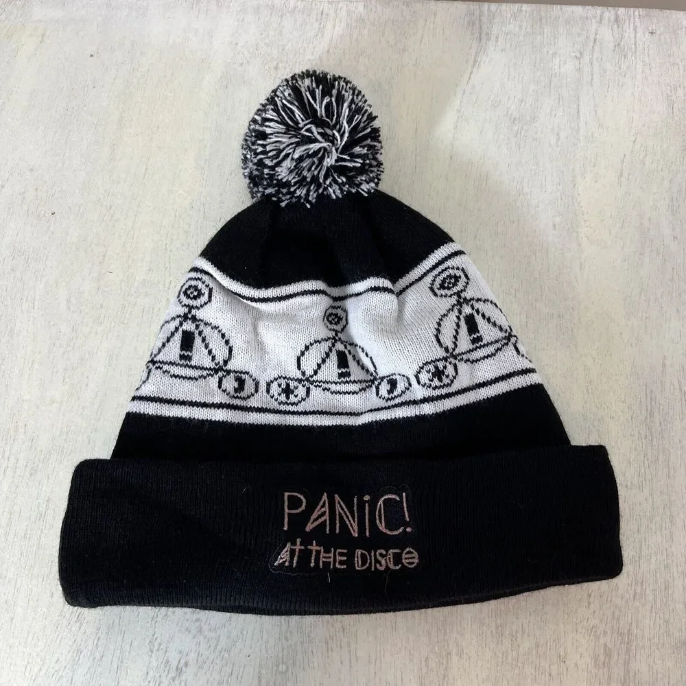 Panic At The Disco‎ Pom Pom Beanie Hat Adult Size